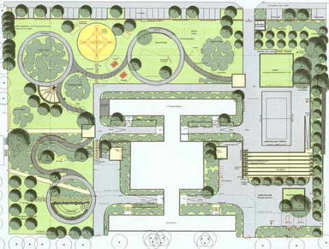 Freiflächenplan, Bild: Heike Roos